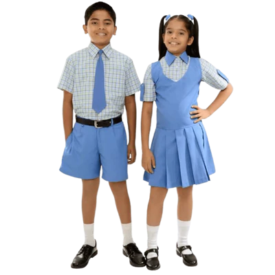 Blue School Uniform