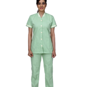 A Model wearing the Nurse Uniform